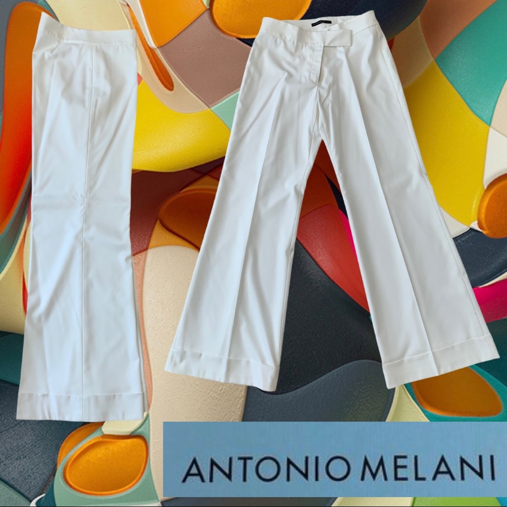 Antonio Melani Wide Leg White Trousers NWT